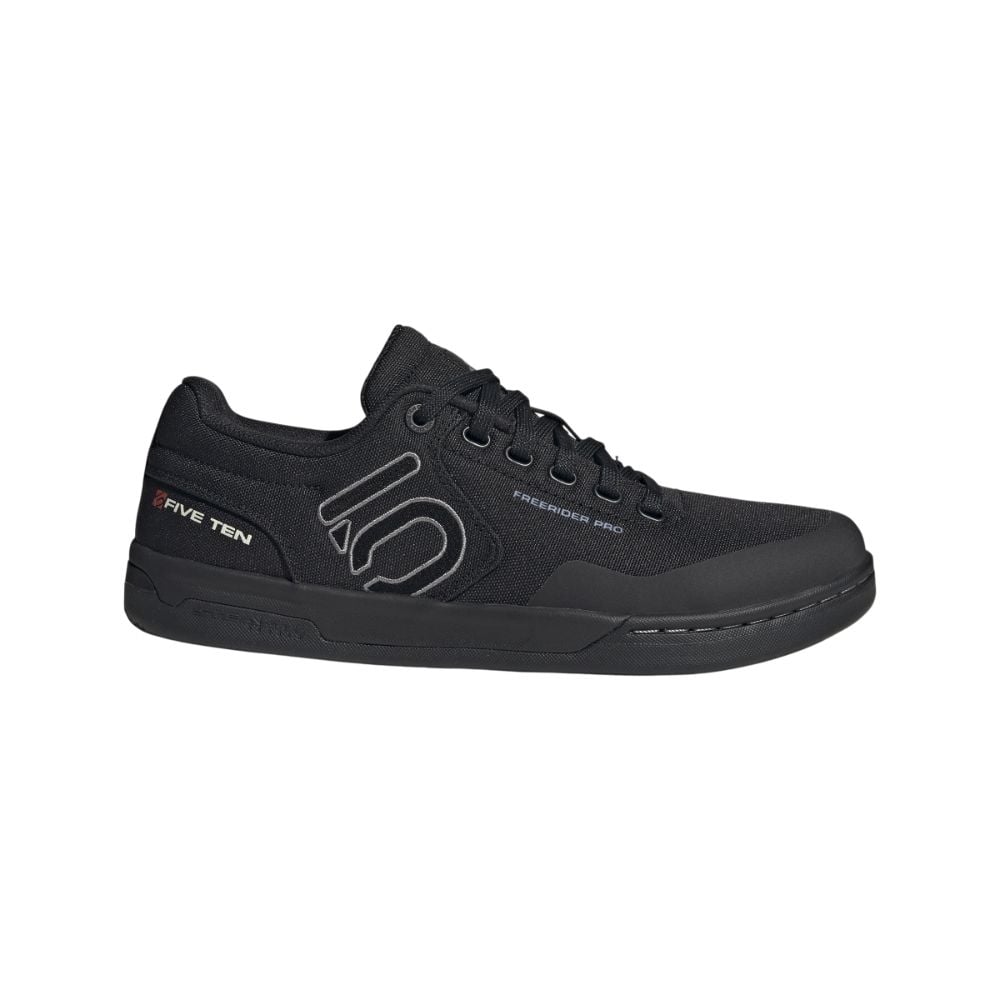 Five Ten Adidas Freerider Pro Canvas MTB Shoes Black/Grey/White - Picture 8 of 10