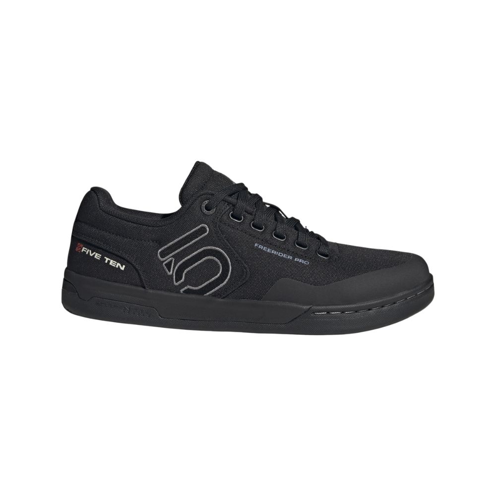 Five Ten Adidas Freerider Pro Canvas MTB Shoes Black/Grey/White - Picture 9 of 10