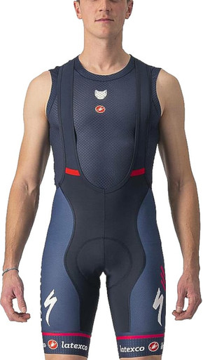 Castelli Competizione Bib Shorts Belgian Blue 2022 - Bikebug