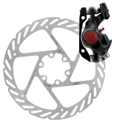 SRAM Avid BB5 Cable Disc Brake Caliper with 160mm Rotor Pushys - Main Image