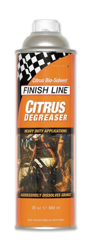 Finish Line Citrus Bike Chain Degreaser 600mL Pour Pushys
