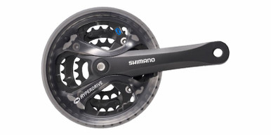 Pédalier Double Shimano FC-CT50 Altus C50 Triple Plateau 48-38-28T - Longueur 170mm Occasion