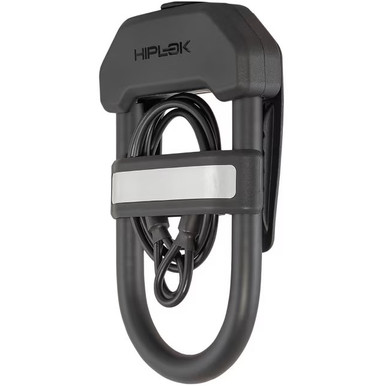 Hiplok DX Maximum Security D Lock Black with 2m Cable Bikebug