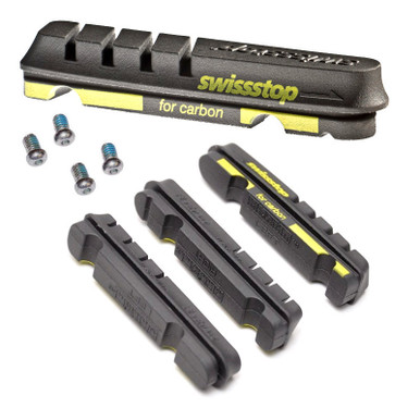 SwissStop Flash EVO Black Prince Rim Brake Pads - Pushys
