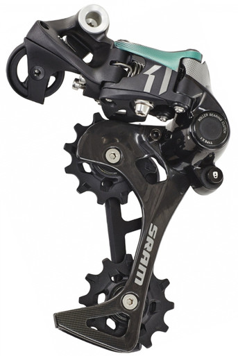 SRAM X01 11 Speed Type Rear Derailleur Black/Green Pushys