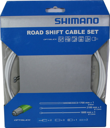 Shimano Optislick ST-5800 Road Shift Cable Set White - Pushys