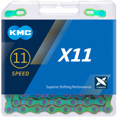 Catena KMC X11 Per Bici 11 Velocità - Compatibile Shimano, Sram, Campagnolo - Con Powerlink - Foto 1