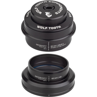 Cuffia Regolabile Wolf Tooth GeoShift 2 - Angolata Per Mountain Bike, Carbonio/alluminio Nero - Foto 3