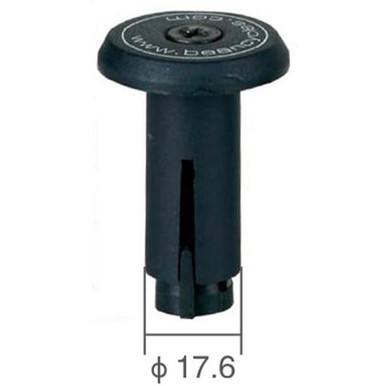 Bar Plug Solid QBP Bar Plugs With Screw 17.6mm 10 Pack - Pushys