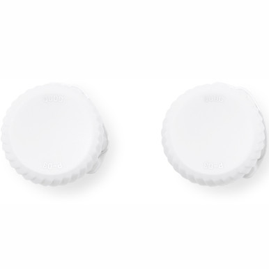 Quoc Replacement Tech Dial Closure Set White Pair - Bikebug