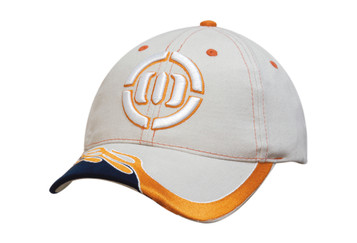 Brushed Heavy Cotton with Blaze Embroidery on Peak and Contrasting Stitching Brushed Heavy Cotton with Blaze Embroidery on Peak and Contrasting Stitching