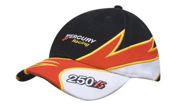 Brushed Heavy Cotton with Inserts and Embroidery on Peak and Crown Brushed Heavy Cotton with Inserts and Embroidery on Peak and Crown