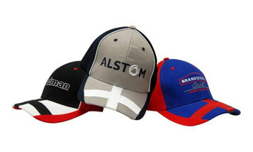 Brushed Heavy Cotton with Crown Piping & Peak Cross Embroidery Brushed Heavy Cotton with Crown Piping & Peak Cross Embroidery