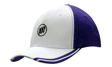 Brushed Heavy Cotton with Indent & Embroidery on Peak Brushed Heavy Cotton with Indent & Embroidery on Peak