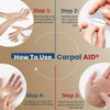 Carpal AID Hand-Based Carpal Tunnel Patch, Clear, Small, 1-9/8 x 2-9/8 Inch