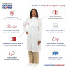 International EnviroGuard GammaGuard CE Clean Processed Sterile Frock, Disposable, Large, 50/Case