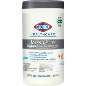 Clorox VersaSure® Disinfectant Wipes, 150 Wipes, 6/Case