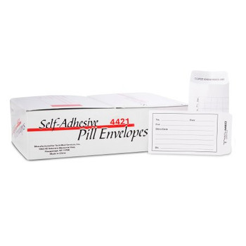 Tech-Med® Printed Pill Envelopes, 3-1/2 x 2-1/4", 500/Box