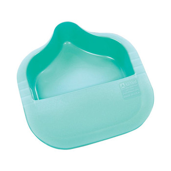 AliMed® Bariatric Anti-splash Bedpan, Green, 20/Case