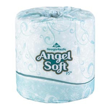Angel Soft® Premium Embossed Bathroom Tissue, 2-Ply, 450 Sheets/Roll, 20/Case
