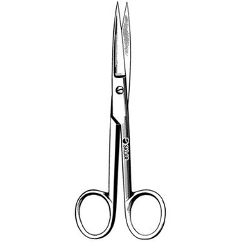 Sklar Operating Scissors, Straight, Sharp/Sharp, 5"