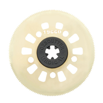 Cast Saw Blade for DeSoutter CleanCast™ CC7and CC8 Electric Cast Saw, Titanium Nitride, 40mm R. Segment