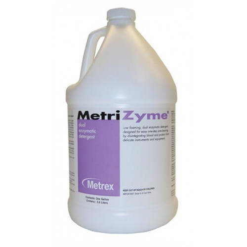 MetriZyme Dual Enzymatic Detergent for Instrument Cleaning, 1 gal.