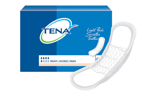 TENA® Light Pads, Heavy Absorbency, Regular, 13 Inch