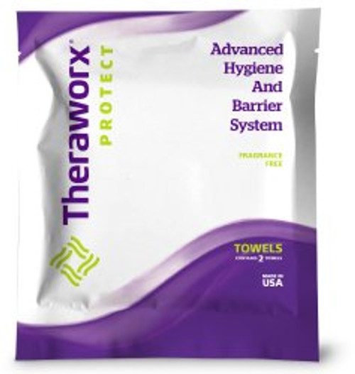 Theraworx® Specialty Care 2 Cloth System, Fragrance Free Wipes, 100/Case