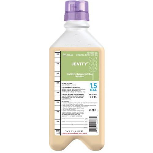 Jevity® 1.5 Cal Tube Feeding Formula, Unflavored, 33.8 oz., 8/Case