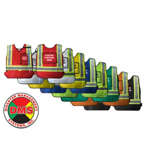 Dynamic Vests with Placards by Disaster Management Systems