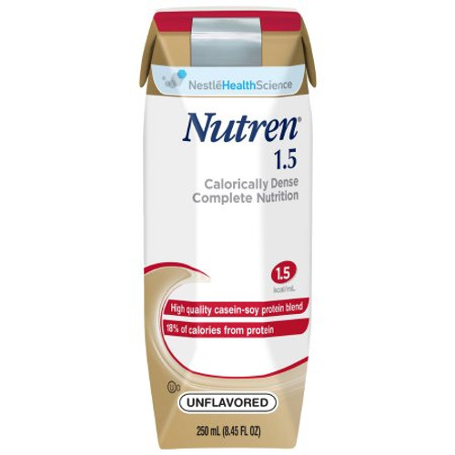 Nutren® 1.5 Cal Tube Feeding Formula, Unflavored, 8.45 oz., 24/Case