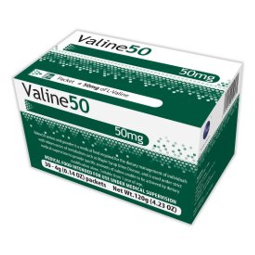 Valine 50, L-Valine in 50mg Individual Packets, 30/Box
