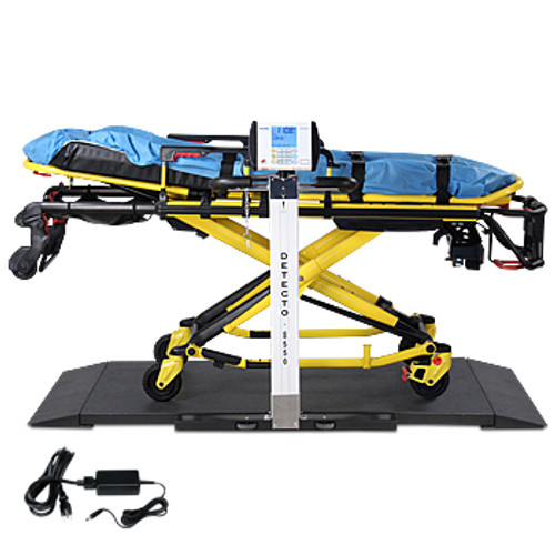 Detecto® Portable Stretcher Scale, Digital with Folding Column and AC Adapter, 1000 lb. Capacity