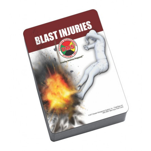 Blast Injuries Tabletop Exercise and Drill Cards by Disaster Management Systems
