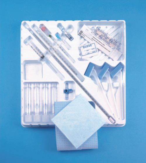 Busse Infant/Pediatric Lumbar Puncture Tray with 21g 2-1/2" Titan Quincke Spinal Needle, 10/Case