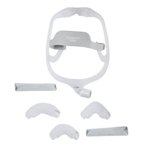 Respironics DreamWear Adult CPAP Mask Kit Starter Kit, Nasal Style with Small, Medium, Large Cushions and Medium Frame