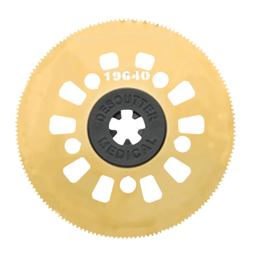 Cast Saw Blade for DeSoutter CleanCast™ CC7and CC8 Electric Cast Saw, Titanium Nitride, 40mm Radius Segment