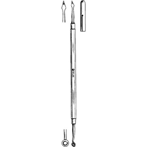 Sklar Comedone Extractor Spear Point with Cover, Double End, 3/Case Sklar Comedone Extractor Spear Point with Cover, Double End, 3/Case