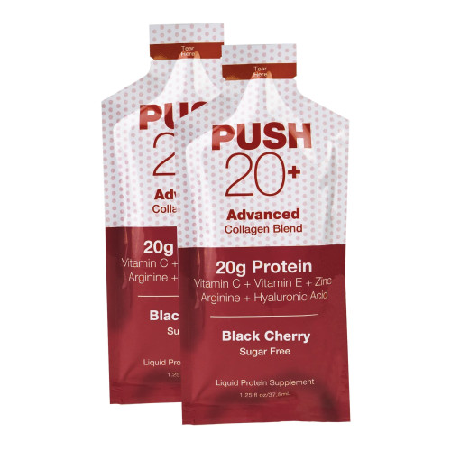 PUSH 20+® Advanced Collagen Blend Oral Supplement, Black Cherry Flavor, 1.25 oz., 60/Case