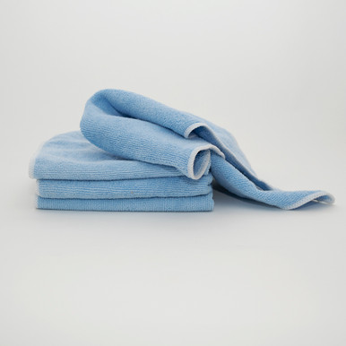 Microtex Microfiber Light Cleaning Cloths by Calderon, Blue, 12 x 18 ...