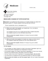 CMS-10868 - Medicare Change of Status Notice - Package (100)
