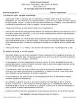 CMS-10868S - Medicare Change of Status Notice Spanish - Package (100)