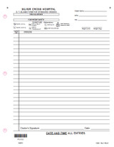 03970 - D.T. Blank Form Standard Orders - Package (100)