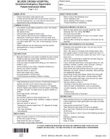 04027 - DT Patient Instruction Sheet ED - Package (100)