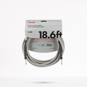 Cable Fender Professional Series 18.6, White Tweed