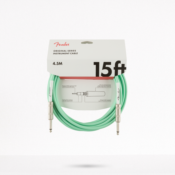 Cable Fender Original Series 15 Surf Green