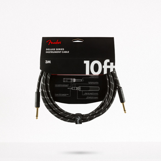 Cable Fender Deluxe Series 10, Black Tweed