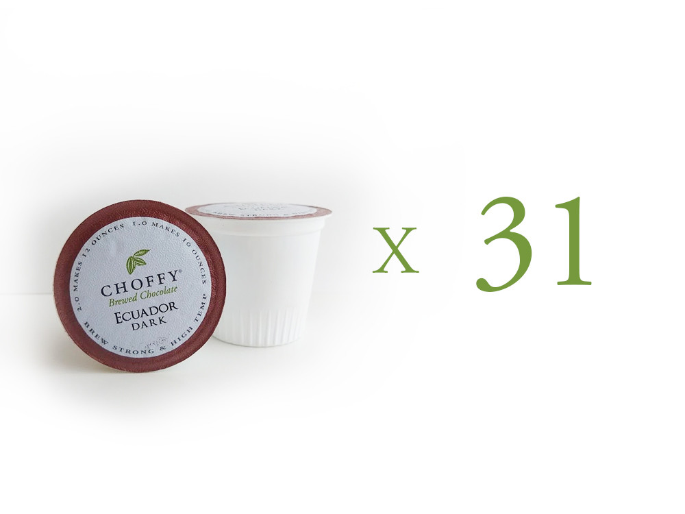 Brewed Cacao Ecuador Dark Roast K.Cups 