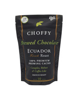 Brewed Cacao - Ecuador French Roast - 10oz Coffee Replacement. Brews like and tastes like coffee. Contains a natural simulant